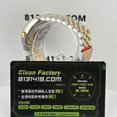 Clean廠勞力士日誌型系列m126233-0015香檳金