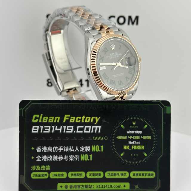 A+廠勞力士日誌型系列m126231-0029間金溫佈頓女錶