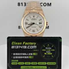 高仿勞力士LAND-DWELLER/陸使型m127335-0001玫瑰金白面