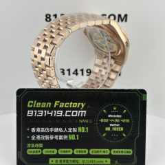 高仿勞力士LAND-DWELLER/陸使型m127335-0001玫瑰金白面