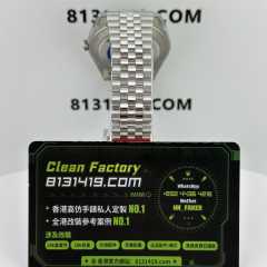 Clean廠勞力士日誌型系列m126334-0006灰面鑽丁