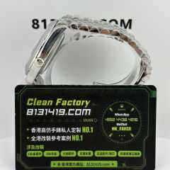 Clean廠勞力士日誌型系列m126334-0006灰面鑽丁