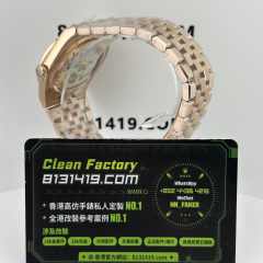 高仿勞力士LAND-DWELLER/陸使型m127385TBR-0001玫瑰金T鑽