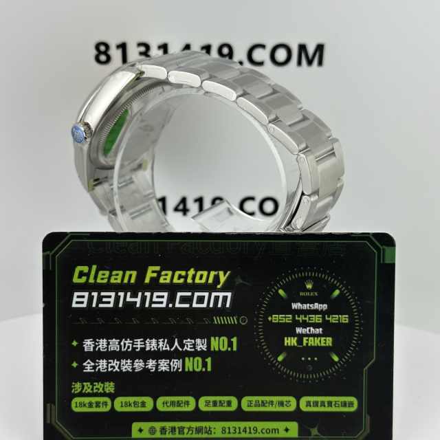 VS廠勞力士蠔式恆動系列m124300-0004比卡超黃