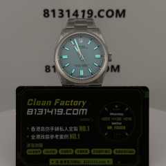 VS廠勞力士蠔式恆動m124300-0006Tiffny藍面實拍