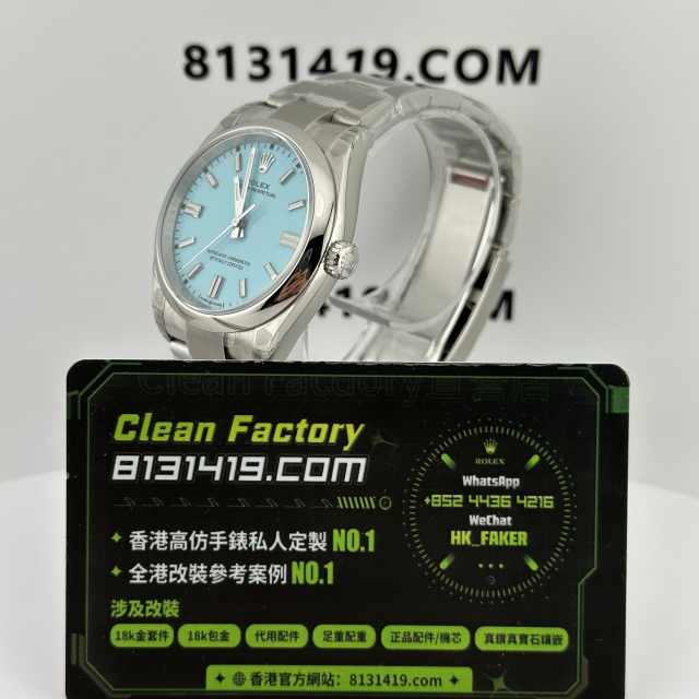 VS廠勞力士蠔式恆動m124300-0006Tiffny藍面實拍