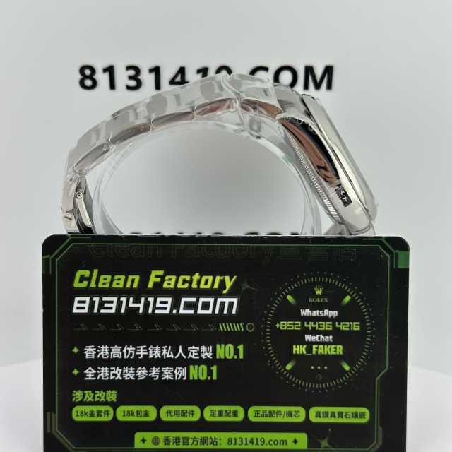 VS廠勞力士蠔式恆動m126000-0003藍面