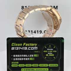 私人訂製高仿勞力士地通拿m126505-0013啡面足重版本219克