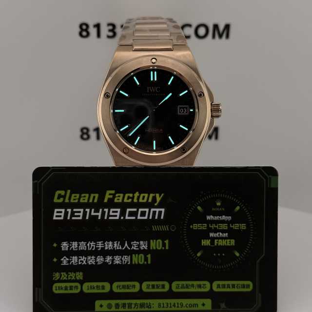 GH廠IWC萬國工程師系列IW328702玫瑰金黑盤