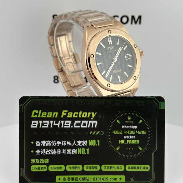 GH廠IWC萬國工程師系列IW328702玫瑰金黑盤