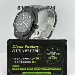 BBS廠AP愛彼皇家橡樹26579CE黑陶瓷萬年曆