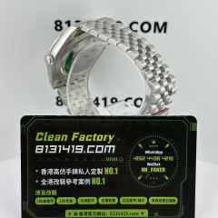 VS廠勞力士日誌型系列m126334-0028薄荷綠珠帶