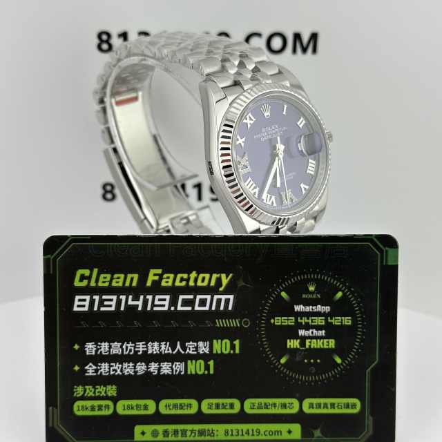 ARF廠勞力士日誌m126234-0021紫羅蘭女款腕錶