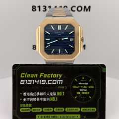 私人廠高仿百達翡麗CUBITUS系列5821/1AR-001藍面電視機