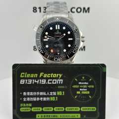 VS廠歐米茄/Omega海馬300米系列黑色錶盤一體8800機芯