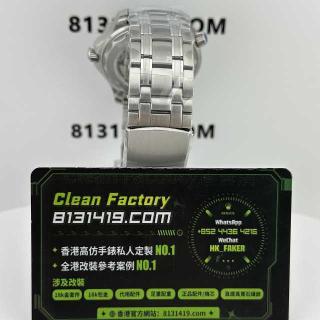 VS廠歐米茄/Omega海馬300米系列黑色錶盤一體8800機芯