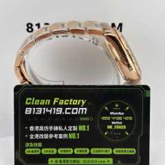 高仿勞力士地通拿m116505-0011玫瑰金羅馬面足重227克