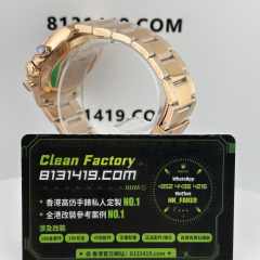 高仿勞力士地通拿m116505-0011玫瑰金羅馬面足重227克