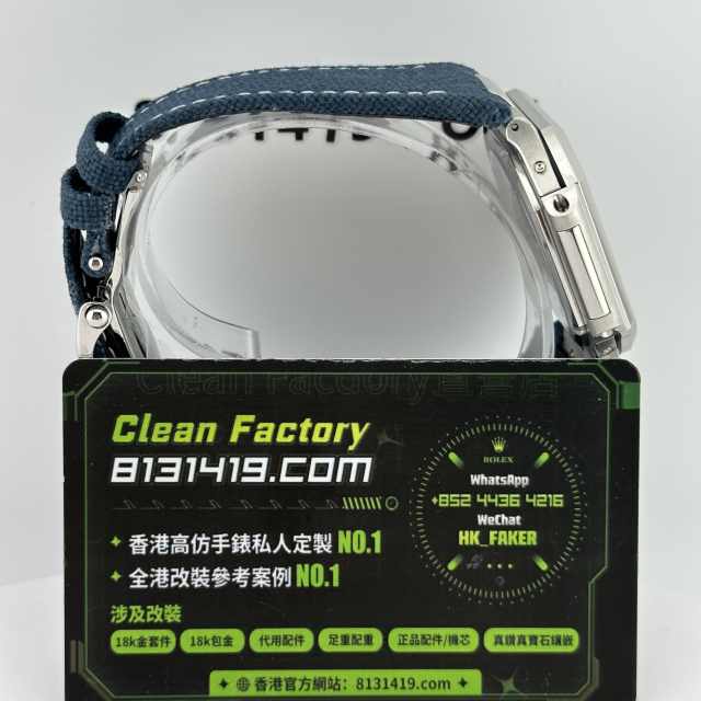 私人訂製高仿百達翡麗CUBITUS系列5822P-001月相電視機