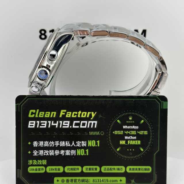 UFO廠勞力士地通拿m126500-0002黑陶地無卡度4131機芯