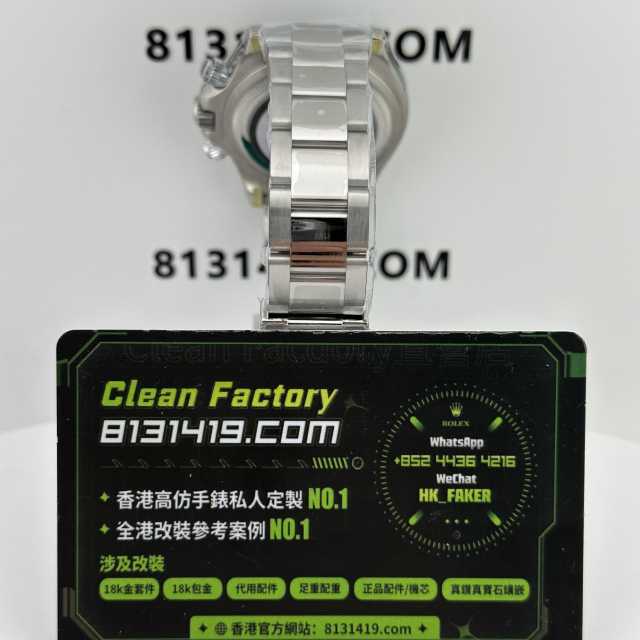 UFO廠勞力士地通拿m126500-0002黑陶地無卡度4131機芯