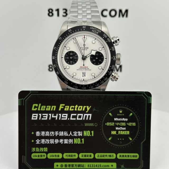 ZF廠Tudor帝舵碧灣系列m79360n-0014白熊貓計時腕錶