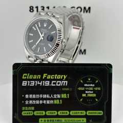 CLEAN PLUS廠勞力士日誌m126334-0018黑色五銖鏈