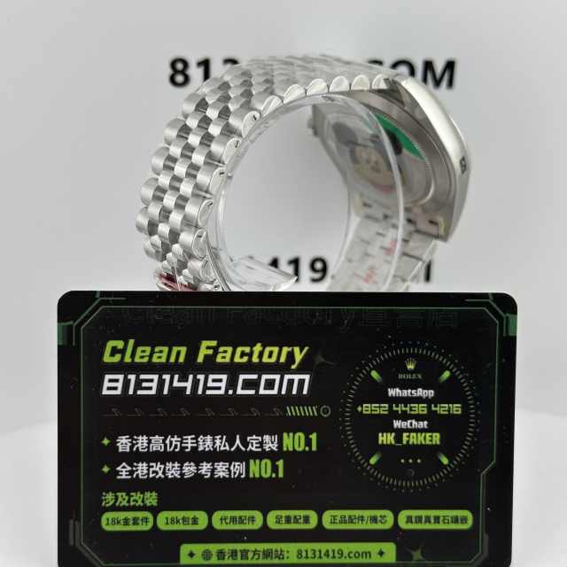 CLEAN PLUS廠勞力士日誌m126334-0002藍色五銖鏈