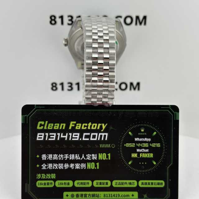 CLEAN PLUS廠勞力士日誌m126334-0002藍色五銖鏈