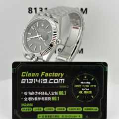 CLEAN PLUS廠勞力士日誌m126334-0014灰色五銖鏈