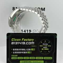 CLEAN PLUS廠勞力士日誌m126334-0014灰色五銖鏈