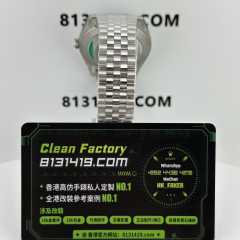 CLEAN PLUS廠勞力士日誌m126334-0014灰色五銖鏈