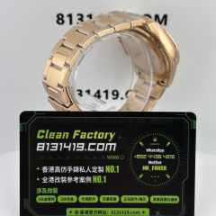 私人訂製高仿地通拿m126505-0001玫瑰金足重222克