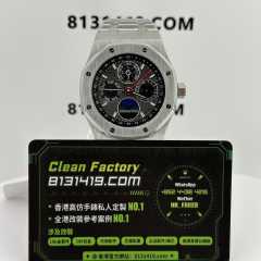 BBS廠AP愛彼皇家橡樹系列26609TI鈦灰色萬年曆