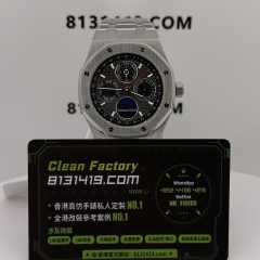 BBS廠AP愛彼皇家橡樹系列26609TI鈦灰色萬年曆