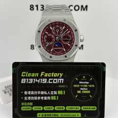 BBS廠AP愛彼皇家橡樹系列26574BC白金紅萬年曆