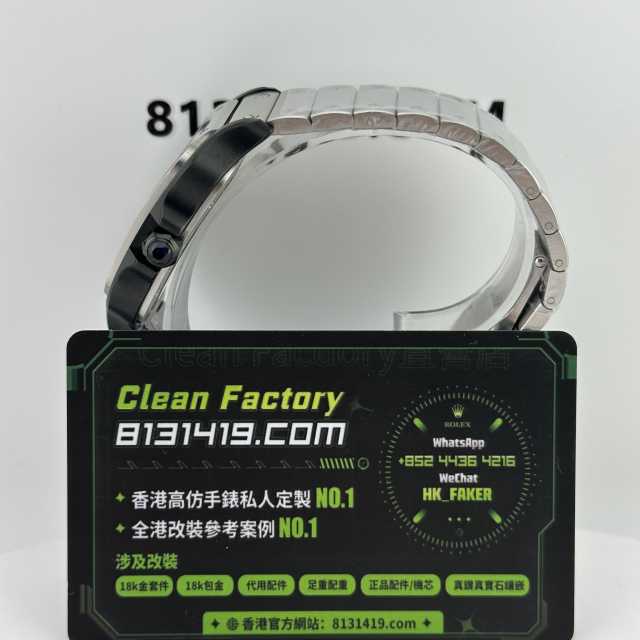 ML廠Cartier山度士系列鏤空版WHAS0027鋼黑