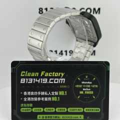 ML廠Cartier山度士系列鏤空版WHAS0027鋼黑