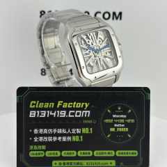 ML廠Cartier山度士系列鏤空版WHAS0015精鋼