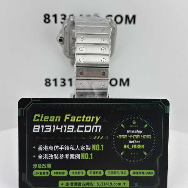 ML廠Cartier山度士系列鏤空版WHAS0028鋼綠