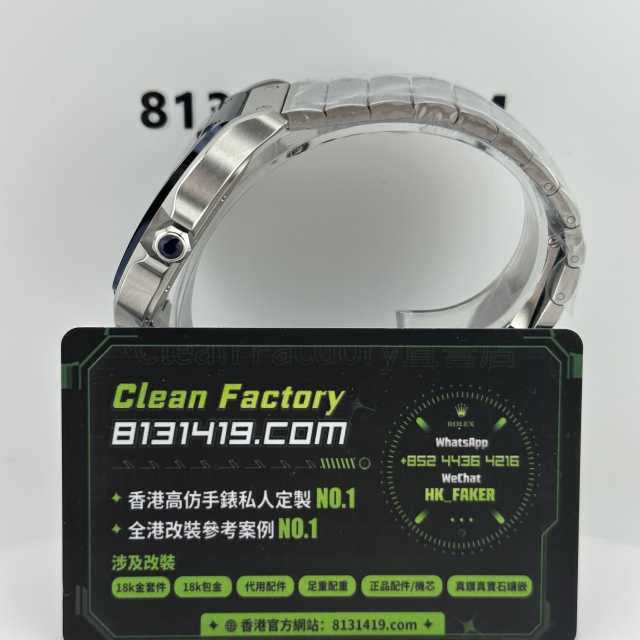 ML廠Cartier山度士系列鏤空版WHAS0026鋼藍