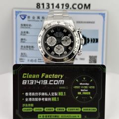 高端私人訂製高仿勞力士地通拿m126509-0002白金款220克