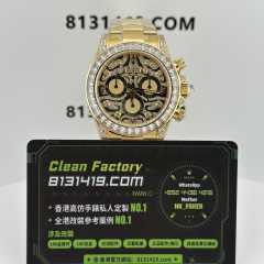 私人訂製高仿勞力士地通拿116598TBR金帶老虎地