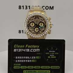 私人訂製高仿勞力士地通拿116598TBR金帶老虎地