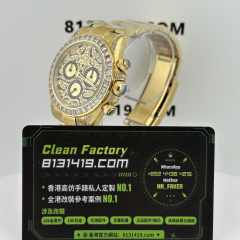 私人訂製高仿勞力士地通拿116598TBR金帶老虎地