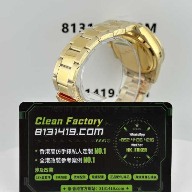 私人訂製高仿勞力士地通拿116598TBR金帶老虎地