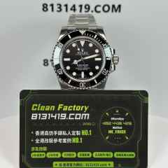 VS廠勞力士潛航者114060-0002無日曆黑水鬼