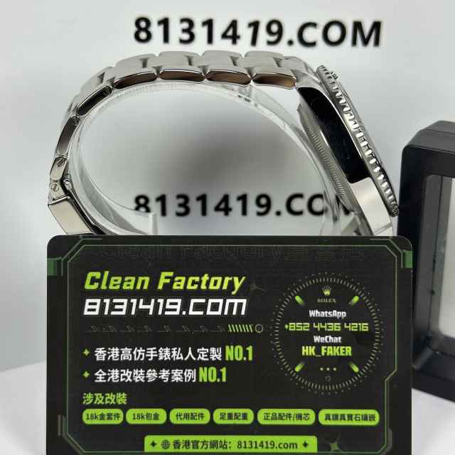 VS廠勞力士黑水鬼m126610ln-0001升級DEEP玻璃打磨