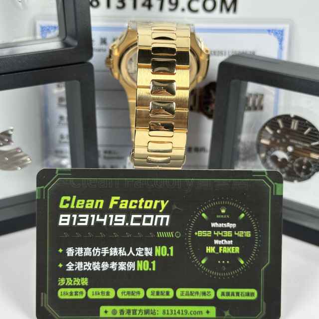高端私人訂製高仿百達翡麗5712R玫瑰金滿配置升級