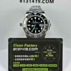 QF廠勞力士GMT系列m126710grnr-0003黑灰圈五銖鏈